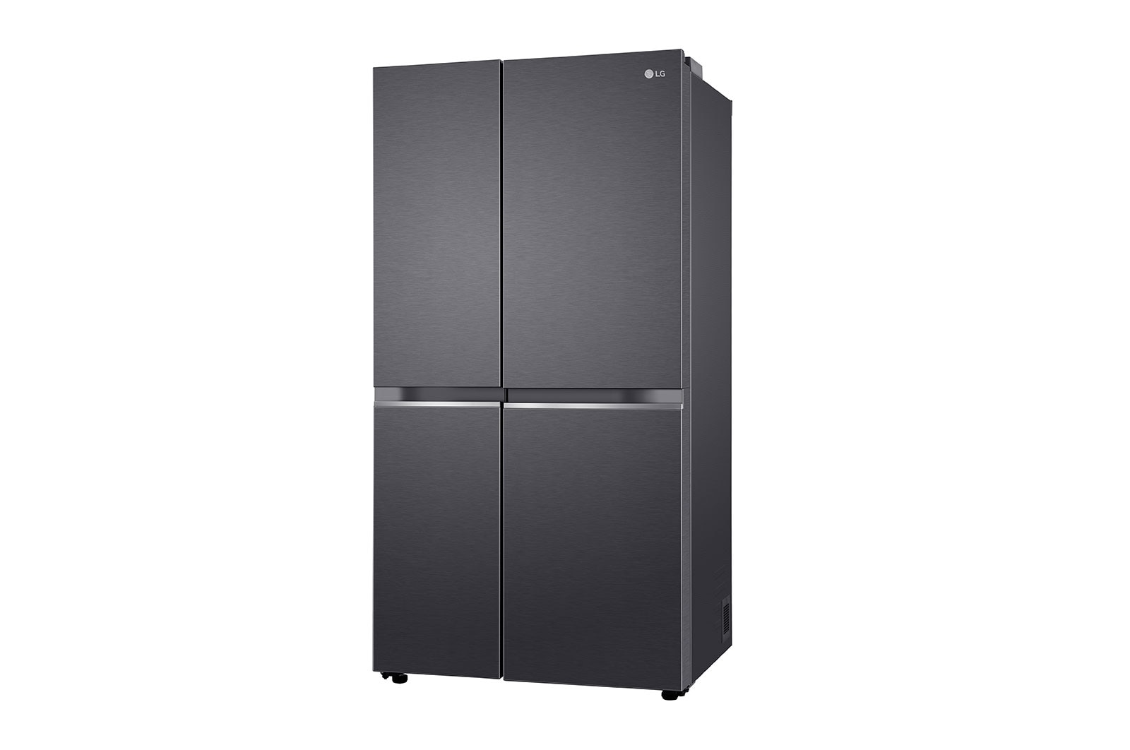 LG 674L Side-by-Side Refrigerator | Matte Black Finish | LG EA