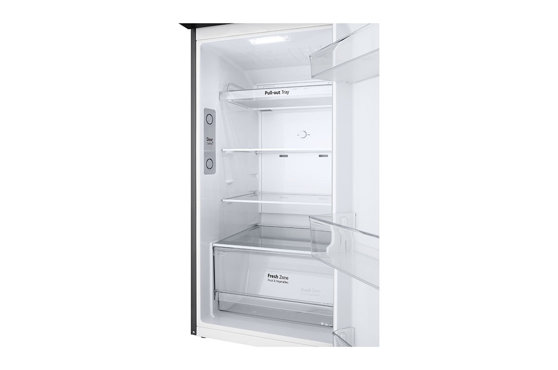 LG 260L Top Freezer Fridge in Platinum Silver Steel, Cool pac, GL-B242PQKB, GL-B242PQKB, thumbnail 5