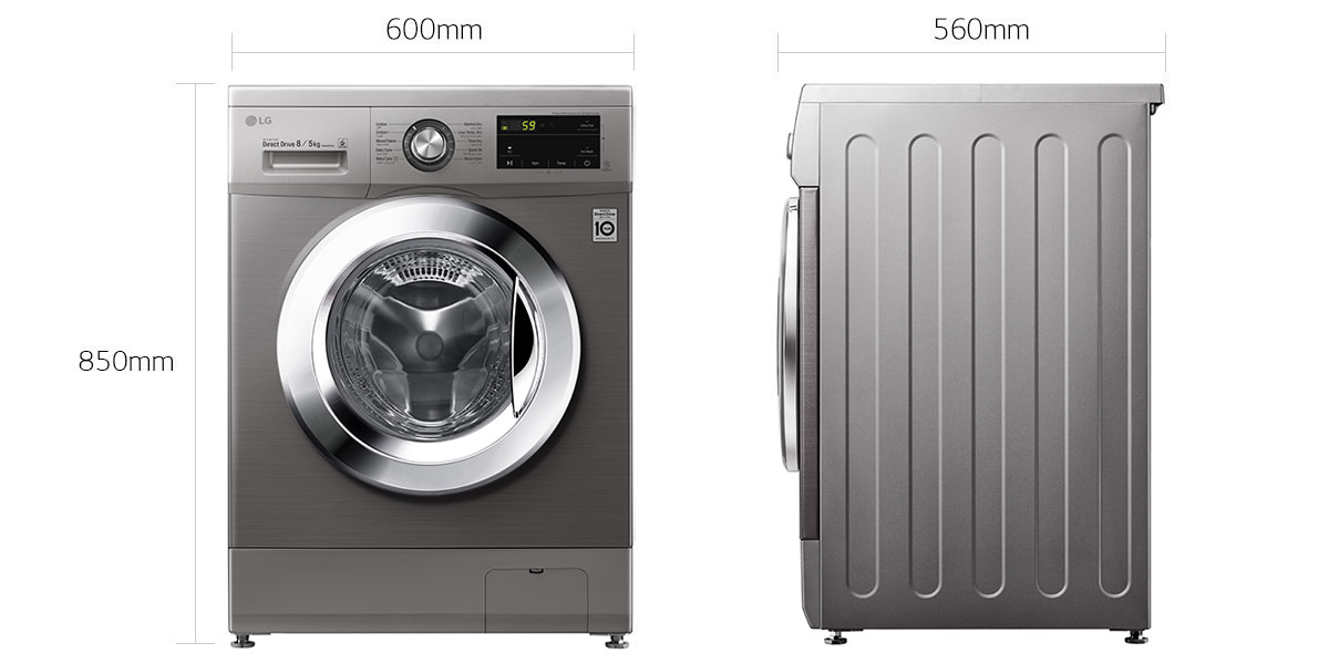 LG 8kg 5kg Front Load Washer Dryer Inverter DD LG East Africa