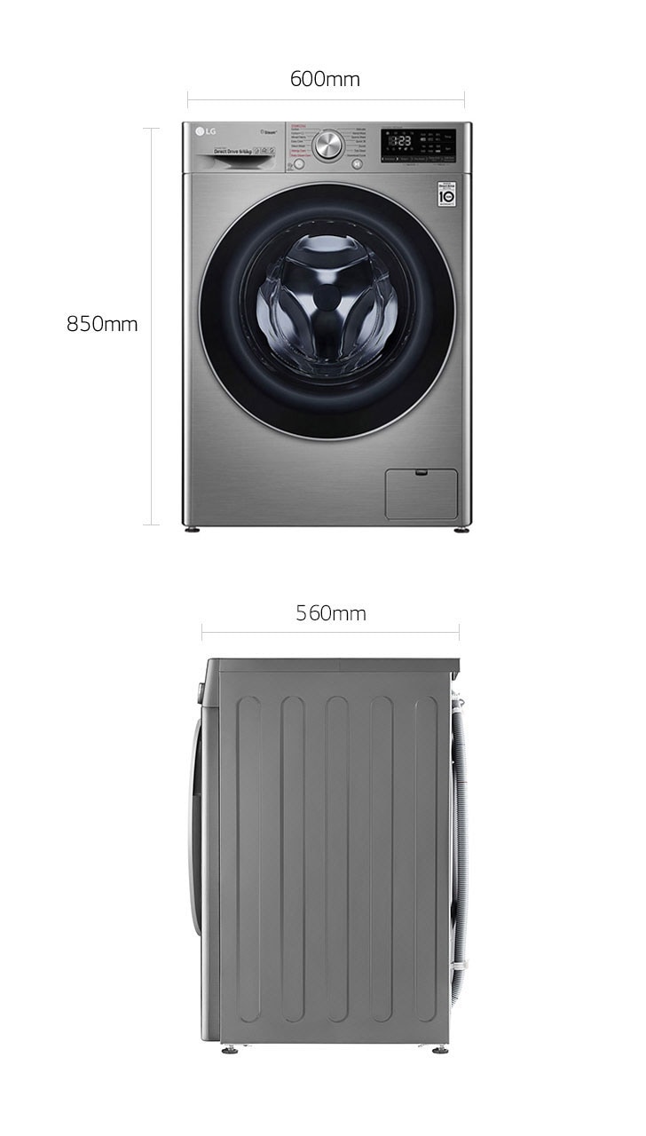 Washing LG F4V5VYP0W Versatile Machine: & Efficient
