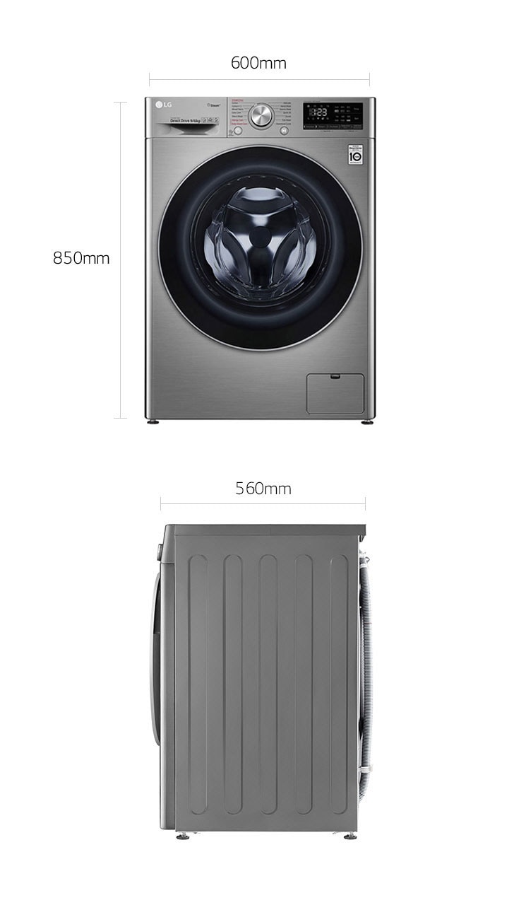 LG F4V5VYP0W Washing Machine: Efficient & Versatile