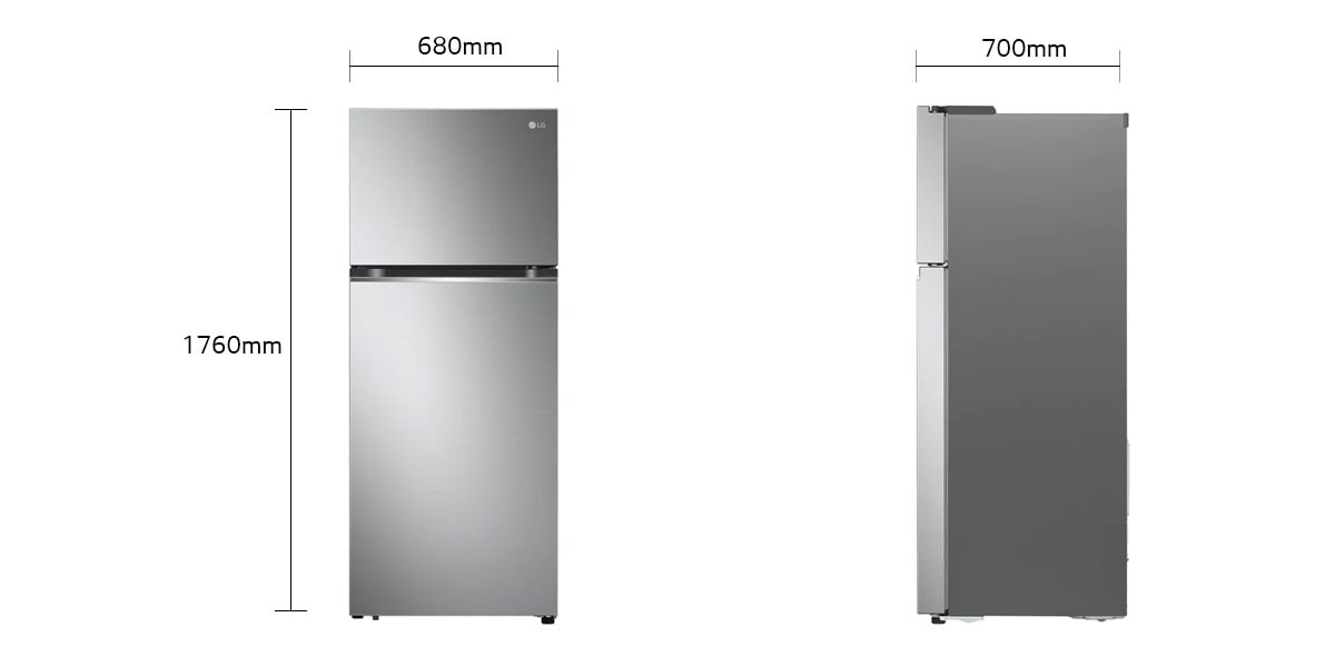 LG GN-B392PLGB 395L Top Freezer Refrigerator  Buy Your Home Appliances  Online With Warranty