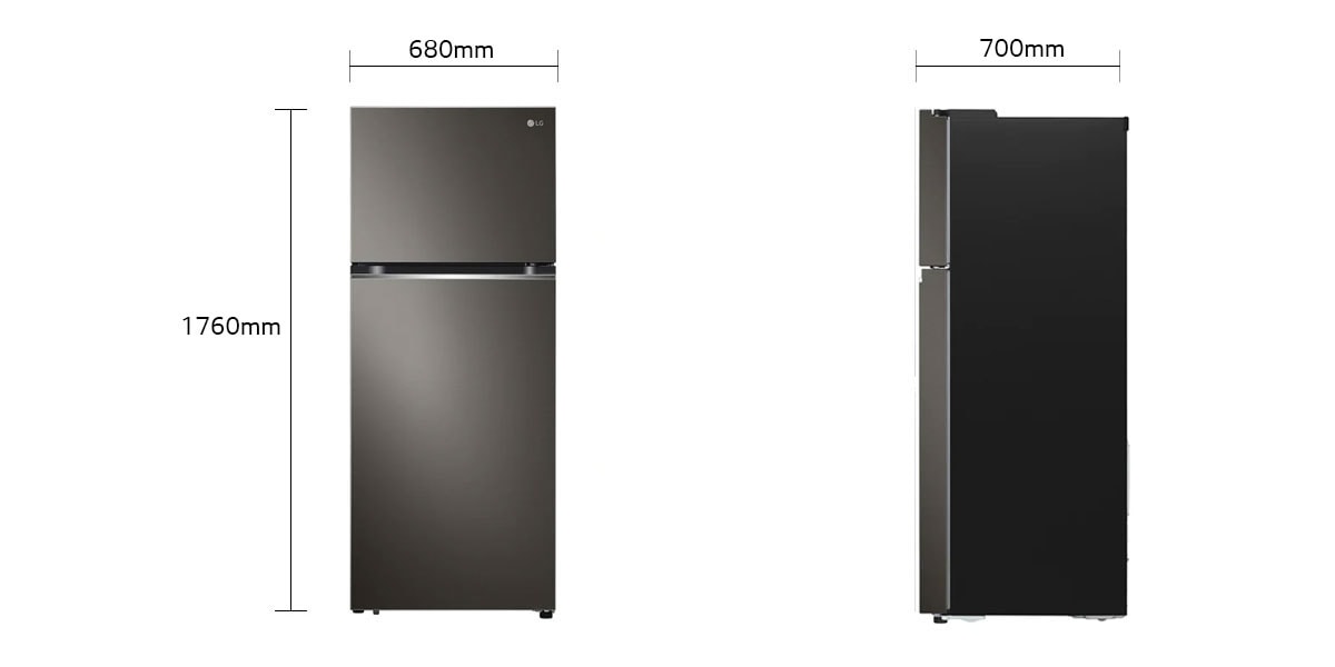 LG 395-litre Refrigerator N-B392PXGB