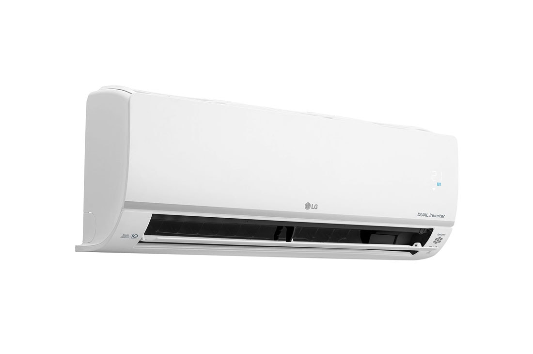 LG 18,000 BTU | LG DUALCOOL™ Inverter AC | UVnano™| ThinQ™, Left Side Open View 1, S4-Q18KL2TE, thumbnail 9