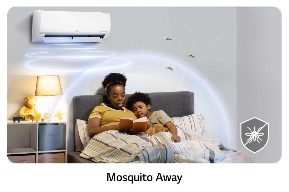 LG 12,000 BTU DUAL Inveter Compressor™ Split AC | LG EA, MosquitoAway, S4-Q12JA28J, thumbnail 10
