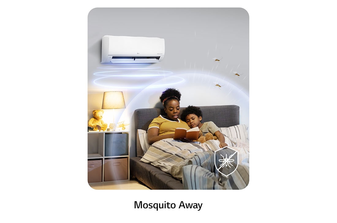 LG 9,000 BTU | DUAL Inveter Compressor™ Split AC , Left Side Open View 2, S4-Q09AA28B, thumbnail 10