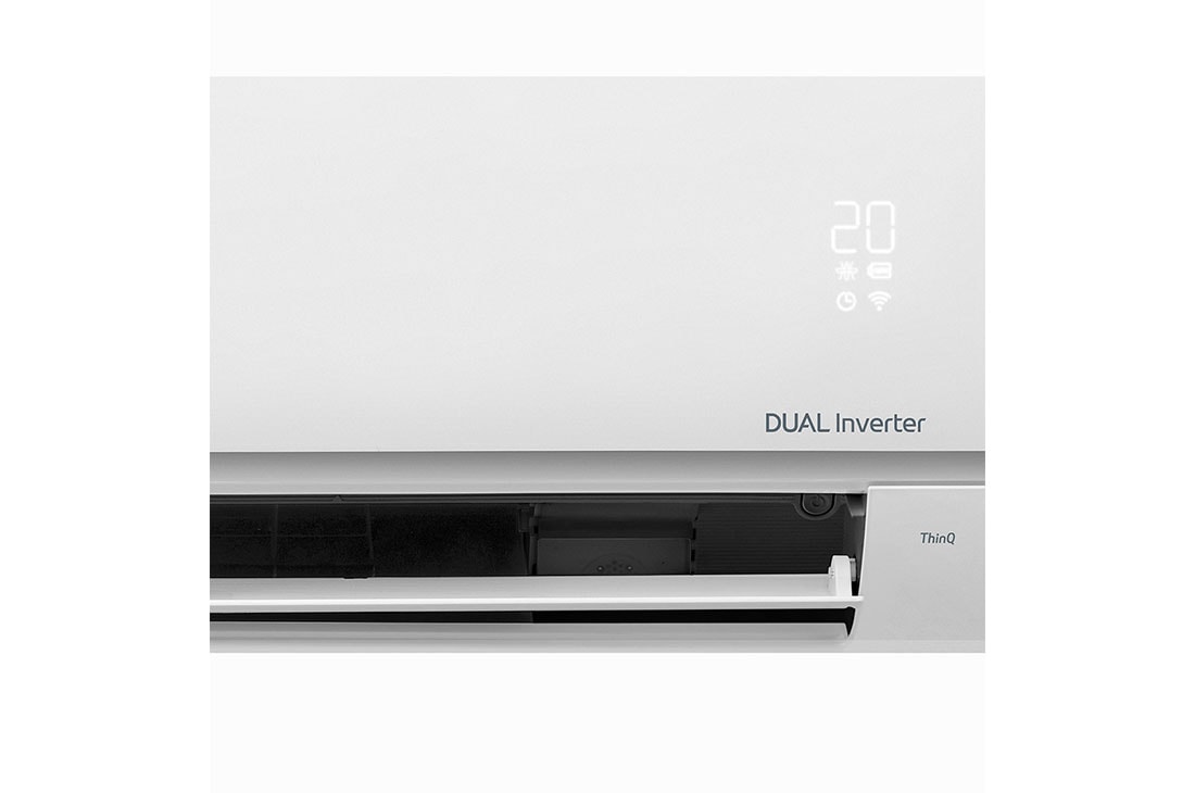LG 9,000 BTU | DUAL Inveter Compressor™ Split AC , Front Open View 2, S4-Q09AA28B, thumbnail 3