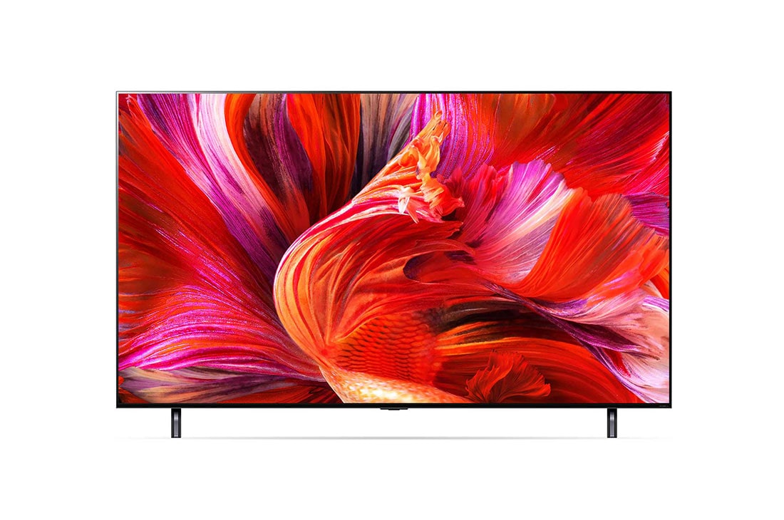 LG QNED TV | 65 Inch | 8K Cinema HDR | QNED95 Series |Gaming TV |  AI Picture Pro| Cinema Screen Design | Magic Remote | WebOS | Smart ThinQ AI | Mini LED, front view with infill image, 65QNED95VPA, thumbnail 2