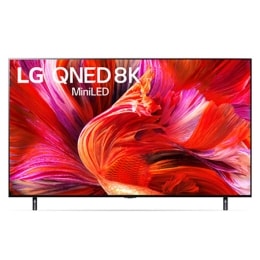 A front view of the LG QNED TV2