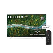 LG UHD 4K TV 2022 | 70 Inch | UP7750 Series| WebOS | Smart AI ThinQ | Magic Remote | Ai Sound | HDR10 Pro| Game Optimizer , front view with infill image, 70UP7750PVB, thumbnail 1