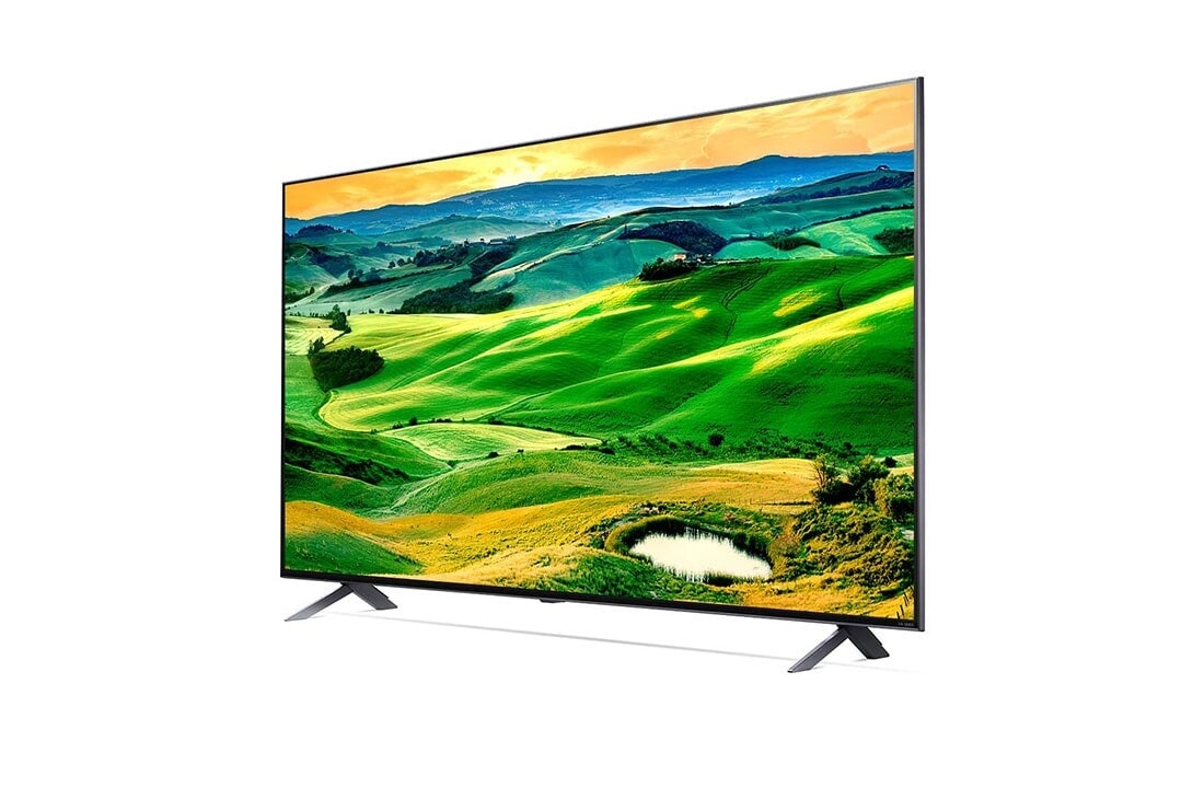 LG  QNED TV | 86 Inch | Real 4K | QNED80 Series |Magic Remote| Advanced Gaming |Dimming Pro | Dolby Atmos & HDR10 Pro | WebOS |  Smart AI ThinQ| , Slightly-angled side view, 86QNED806QA, thumbnail 3