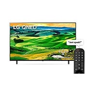 LG  QNED TV | 86 Inch | Real 4K | QNED80 Series |Magic Remote| Advanced Gaming |Dimming Pro | Dolby Atmos & HDR10 Pro | WebOS |  Smart AI ThinQ| , Front view with Logo, 86QNED806QA, thumbnail 1