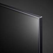 LG  QNED TV | 86 Inch | Real 4K | QNED80 Series |Magic Remote| Advanced Gaming |Dimming Pro | Dolby Atmos & HDR10 Pro | WebOS |  Smart AI ThinQ| , Close up of the ultra-slim top edge, 86QNED806QA, thumbnail 6