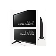 LG UHD 4K TV | 65 Inch | UQ75 series| WebOS | Smart AI ThinQ | Magic Remote | HDR10 Pro | Game Optimizer & Dashboard, 30 degree side view, 65UQ75006LG, thumbnail 3