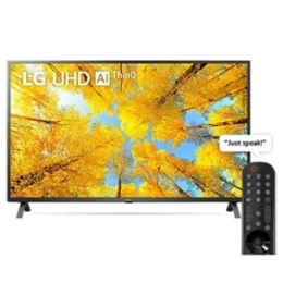 LG UHD 4K TV | 65 Inch | UQ75 series| WebOS | Smart AI ThinQ | Magic Remote | HDR10 Pro | Game Optimizer & Dashboard