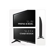 LG UHD 4K TV | 55 Inch | UQ75 series| WebOS | Smart AI ThinQ | Magic Remote | HDR10 Pro | Game Optimizer & Dashboard, Slim profile and Sleek stand design, 55UQ75006LG, thumbnail 3