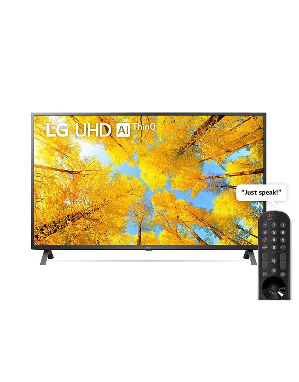 LG 43 Inch 4K Smart UHD TV | UQ75 Series | AI ThinQ | LG