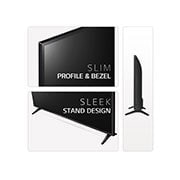 LG UHD 4K TV | 43 Inch | UQ75 series| WebOS | Smart AI ThinQ | Magic Remote | HDR10 Pro | Game Optimizer & Dashboard, Slim Profile and Sleek Stand Design, 43UQ75006LG, thumbnail 3