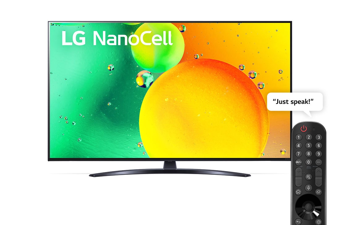 LG NanoCell 55 Inch TV | NANO79 Series | 4K Ultra HD | Cinema Screen Design | WebOS | ThinQ  | Surround Sound | Voice Control | Gaming TV, 55NANO796QA