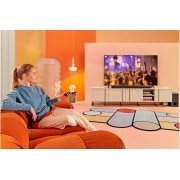 LG QNED | 75 Inch | QNED95 series| WebOS22 | Smart AI ThinQ |  Magic Remote | AI Picture Pro| HDR10 Pro | HLG| AI Picture Pro | AI Sound Pro, Third Life style image, 75QNED956QA, thumbnail 9