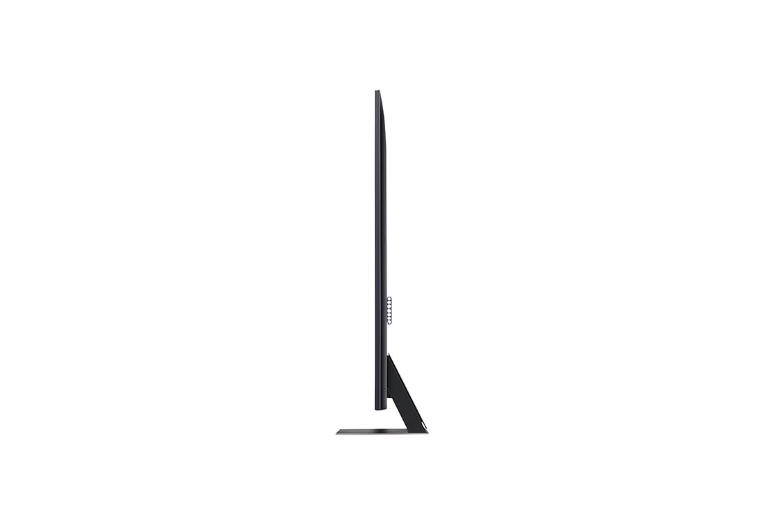 LG QNED TV | 65 inch | QNED81R Series | WebOS Smart AI ThinQ |  Magic Remote | 3 Side Cinema| HDR10 | HLG| AI Picture Pro | AI Sound Pro (5.1.2ch)| 1 Pole Stand| 2023 New, 90 side view , 65QNED816RA
