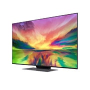 LG QNED TV | 86inch | QNED81R Series | WebOS Smart AI ThinQ |  Magic Remote | 3 Side Cinema| HDR10 | HLG| AI Picture Pro | AI Sound Pro (5.1.2ch)| 1 Pole Stand| 2023 New, side view with infill image, 86QNED816RA, thumbnail 2