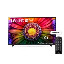 A front view of the LG UHD TV2