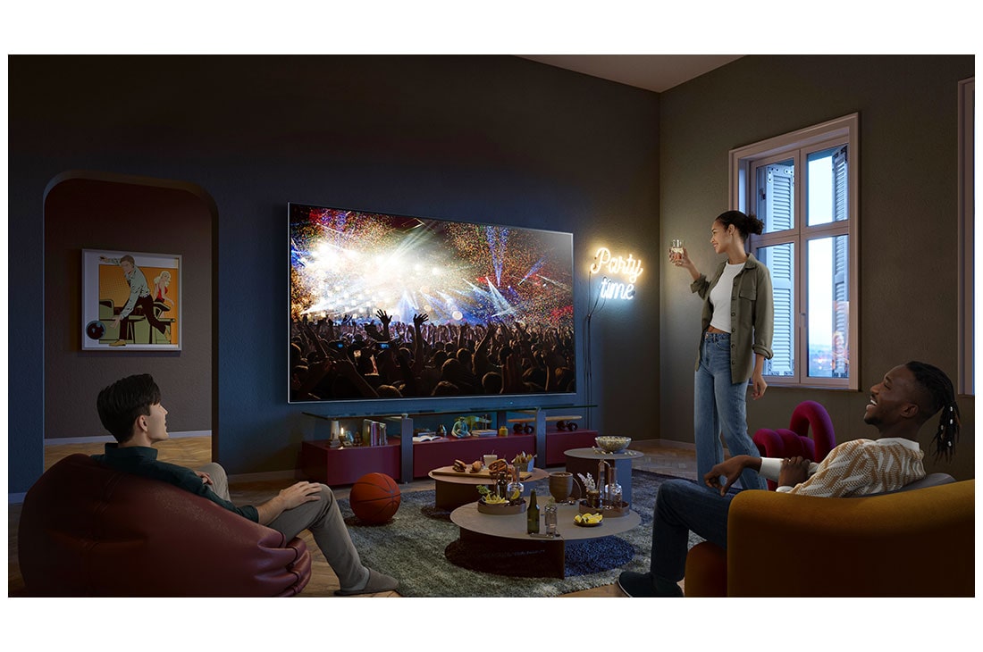 LG QNED TV | 75 inch | QNED81R Series | WebOS Smart AI ThinQ |  Magic Remote | 3 Side Cinema| HDR10 | HLG| AI Picture Pro | AI Sound Pro (5.1.2ch)| 1 Pole Stand| 2023 New, 75QNED816RA, thumbnail 6