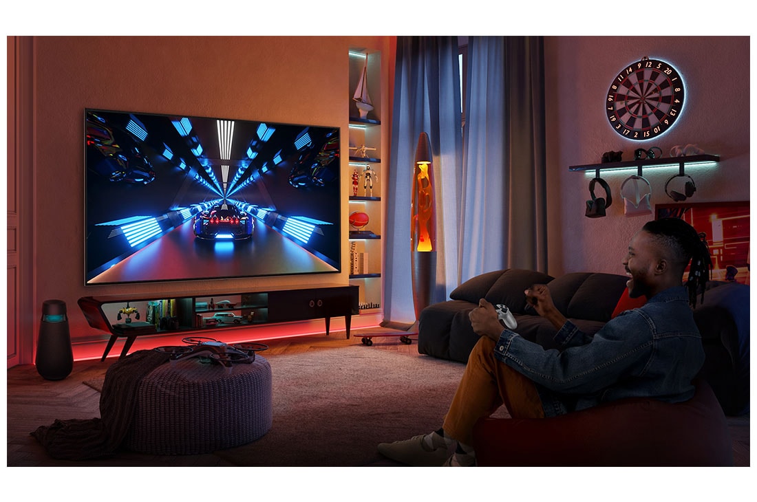 LG QNED TV | 75 inch | QNED81R Series | WebOS Smart AI ThinQ |  Magic Remote | 3 Side Cinema| HDR10 | HLG| AI Picture Pro | AI Sound Pro (5.1.2ch)| 1 Pole Stand| 2023 New, 75QNED816RA, thumbnail 7