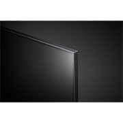 LG QNED TV 2023 | 55 Inch| QNED75R Series |  WebOS |  Smart AI ThinQ | Magic Remote | 3 side cinema| HDR10 | HLG| AI Sound Pro (5.1.2ch) | 2 Pole stand, close-up view of bezel, 55QNED756RB, thumbnail 6