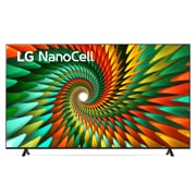 LG Nanocell TV 2023 | 75 Inch |  NANO77R series | WebOS | Smart AI ThinQ | Magic Remote | 3 side cinema | HDR10 |HLG | AI Sound Pro (5.1.2ch) | 2 Pole stand, front view with infill image, 75NANO776RA, thumbnail 2
