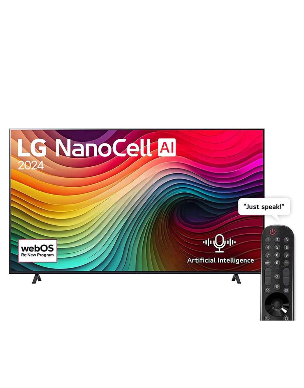 LG 55 Inch NanoCell AI 4K Smart TV | HDR10 | webOS24 | LG EA