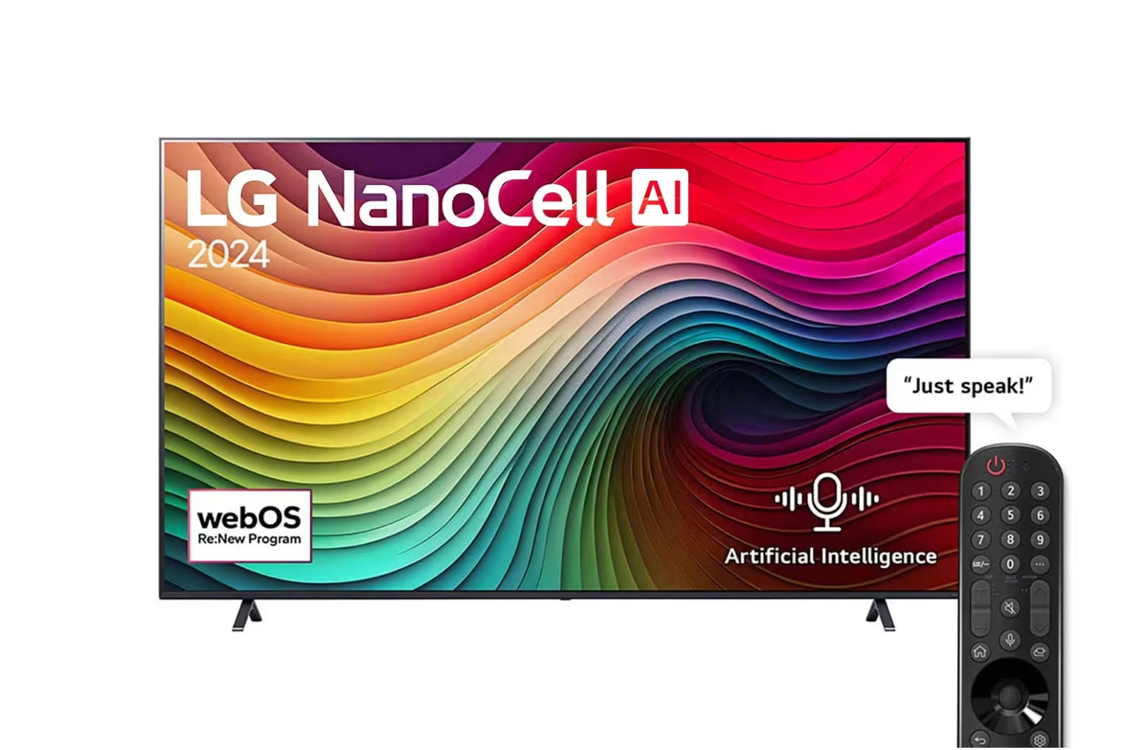 LG 65 Inch NanoCell AI 4K Smart TV | HDR10 | webOS24 | LG EA