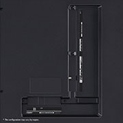 LG 55 Inch LG QNED AI QNED80 4K Smart TV AI Magic remote HDR10 webOS24 - 55QNED80T6B (2024), Port view, 55QNED80T6B, thumbnail 6