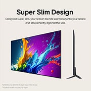 LG 55 Inch LG QNED AI QNED80 4K Smart TV AI Magic remote HDR10 webOS24 - 55QNED80T6B (2024), Super slim, 55QNED80T6B, thumbnail 14