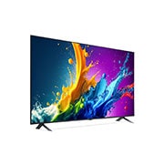 LG 86 Inch LG QNED AI QNED80 4K Smart TV AI Magic remote HDR10 webOS24 - 86QNED80T6B (2024), Front slight left view, 86QNED80T6B, thumbnail 2