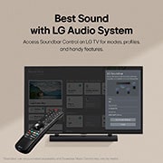 LG 86 Inch LG QNED AI QNED80 4K Smart TV AI Magic remote HDR10 webOS24 - 86QNED80T6B (2024), Best sound, 86QNED80T6B, thumbnail 13