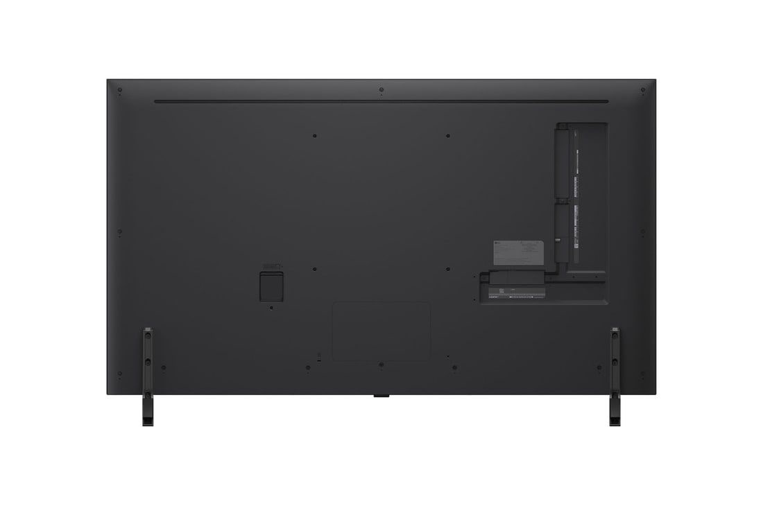 LG 55 inch LG QNED AI QNED80 4K Smart TV AI Magic remote HDR10 webOS25 2025 , Rear view of LG QNED80 TV, 55QNED80A6A, thumbnail 2