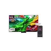 LG 100 inch LG QNED evo AI QNED86 4K 120Hz Smart TV AI Magic remote webOS25 2025 , font view, 100QNED86A6, thumbnail 1