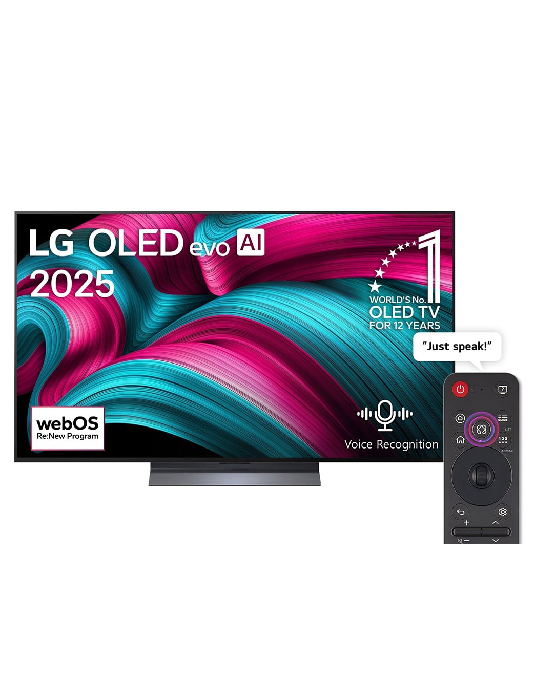 LG 55 Inch OLED evo AI C5 4K Smart TV | webOS25 | LG EA