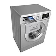 LG 8kg | Front Load Washer | Inverter DD | Steam™ | 6 Motion DD, FH4G7TDY5_TopPerspective2, FH4G7TDY5, thumbnail 11