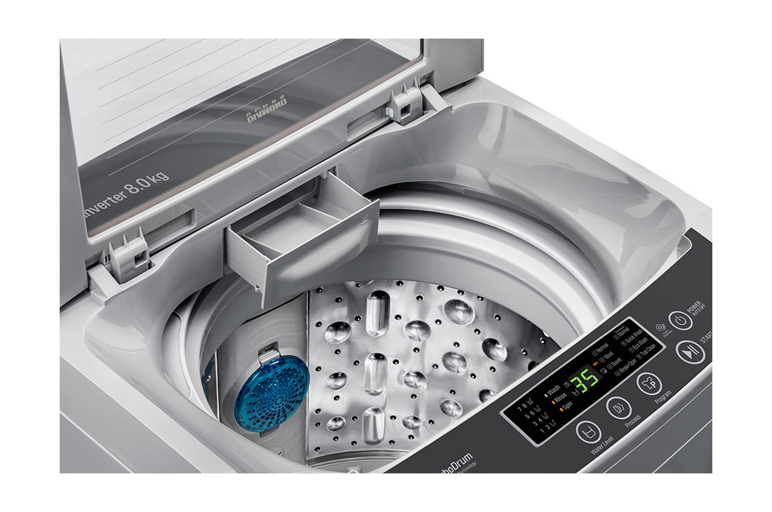 Lg washing machine top sales load tub clean