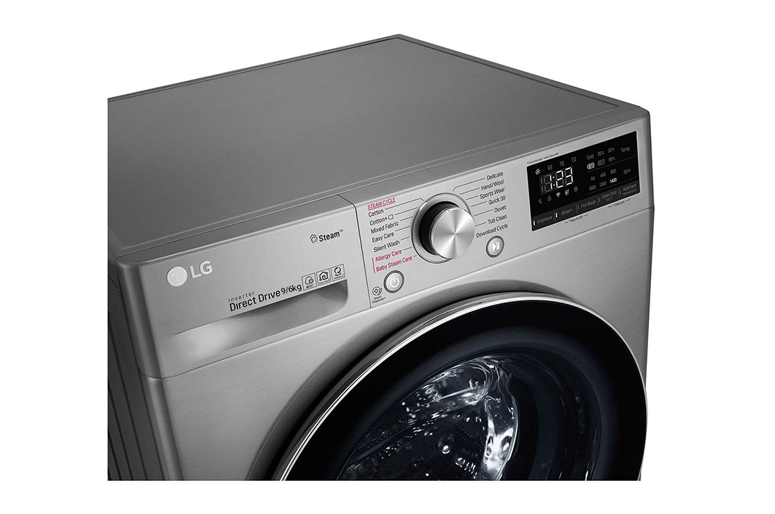 LG F4V5VYP0W Washing Machine: Efficient & Versatile