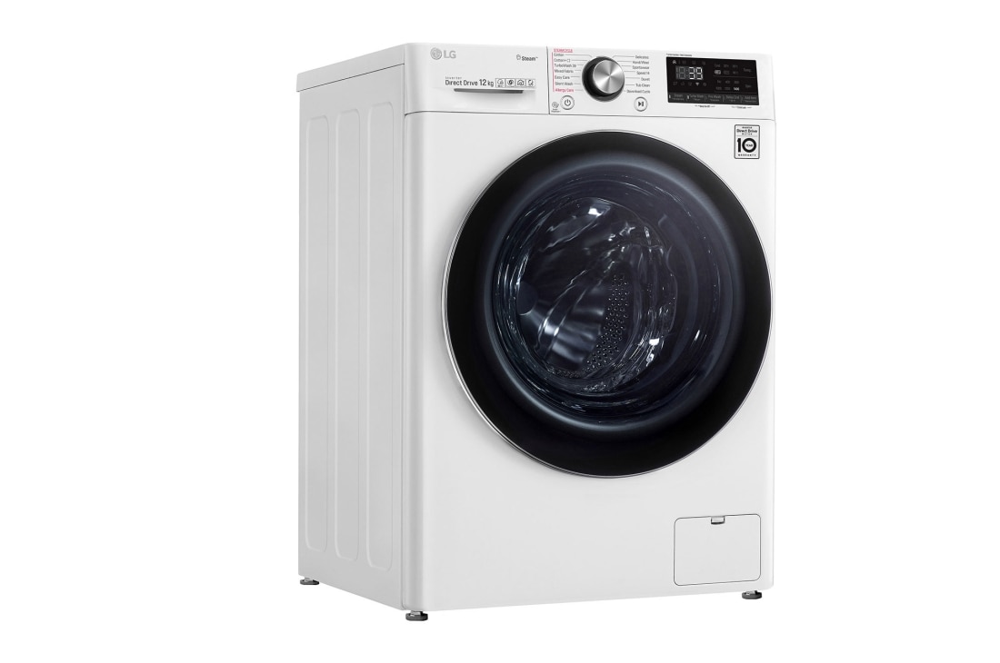 LG F4V9BWP2W Washing Machine: Efficient & Reliable, LG F4V9BWP2W 12kg Right View, F4V9BWP2W, thumbnail 10