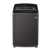 LG 14KG Top Load Quiet Washing Machine | Smart Inverter Motor | TurboDrum™ | Smart Motion | Black Colour, LG T1466NEHT2B front view, T1466NEHT2B, thumbnail 3