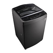 LG 13kg | Top Load Washer | Smart Inverter Motor | TurboDrum™ | Smart Motion, LG T1366NEHV2 right side high angle, T1366NEHV2, thumbnail 7