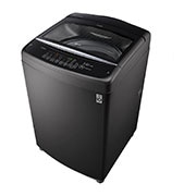 LG 13kg | Top Load Washer | Smart Inverter Motor | TurboDrum™ | Smart Motion, LG T1366NEHV2 left side high angle, T1366NEHV2, thumbnail 8