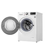 LG F4V5RYP2T Washing Machine: Convenient & Reliable, LG-F4V5RYP0W-Right open, F4V5RYP0W, thumbnail 13
