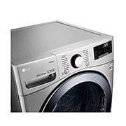 LG F0L2CRV1T2 Washing Machine: Compact & Powerful, 18Kg/10Kg | Stainless Silver | 6 Motion Direct Drive Washer Dryer, F0L2CRV1T2, thumbnail 5