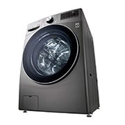 LG 15KG | Front Load Washer | AI DD™ | ThinQ™ | TurboWash™, F0L9DYP2S - Lower perspective, F0L9DYP2S, thumbnail 13